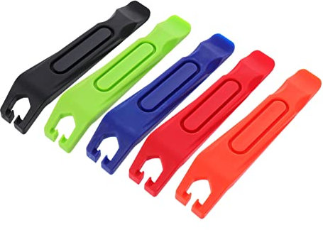 KITANDOVE 5st Reifenheber Fahrrad Reifenöffner Mountainbike-Reifen Reifenlöffel Werkzeug Zum Entfernen Von Fahrradreifen Reifenwechsel Wechsler Reifen Hebel Reifenwechselset Plastik