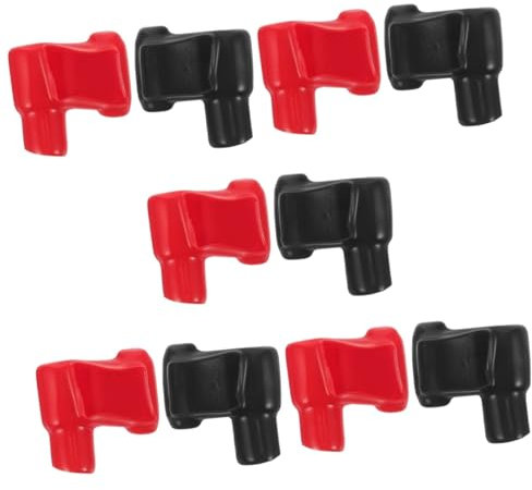 CLISPEED 5 Pairs Battery Jacket Car Battery Negative Battery Cover Battery Terminal Protector Marine Rv Battery Cover Battery Cover for Boat Car Accessory Battery Terminal Protector Cover