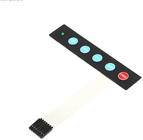 Jiqoe 1 x 5 für Array LED 5 für Tastenmembran, Tastatur, Auto für Projekte