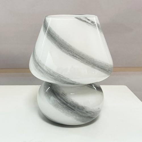 Jadssox Planet-Pilzlampe, Glas-Tischleuchte, Nachttisch-Nachtlichter, Kinderzimmer-Schreibtischlampen, Kinderzimmer, Nachttisch-Leuchte, Heimdekoration für Wohnzimmer, Küche, Kinderzimmer