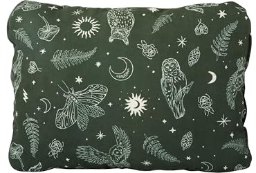 Therm-a-Rest Compressible Cinch Camping and Backpacking Pillow, Large - 16 x 23 Inch, Woodland