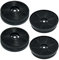 Ensemble de 4 Filtres au Charbon Actif MIZ0060, Compatibles avec Respekta CH33060WB, CH33060SB, Compatibles avec PKM CF140, S22-60BBPY, Compatibles avec Prokira PRCF140, FH60MS