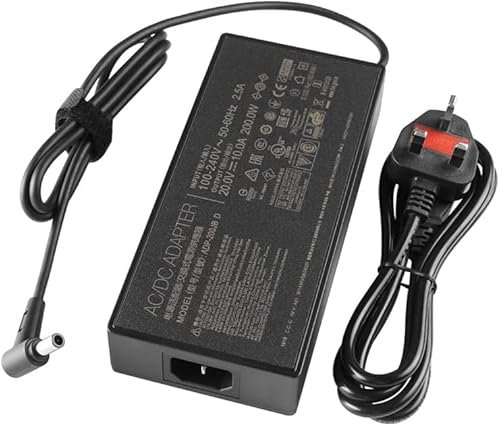 20V 10A 200W Laptop Power Charger Adapter Compatible for Asus ADP-200JB D ADP-200JB DA ROG Zephyrus G15 GA503 GA503QM GA503QS GA503QR ROG Strix G15 G513IE TUF Dash F15