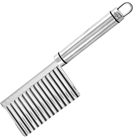 iplusmile Affettatrice Ondulata Acciaio Inossidabile Cutter per Verdure e Frutta Utensile Multifunzionale Ergonomico e Design Robusto per Tagli