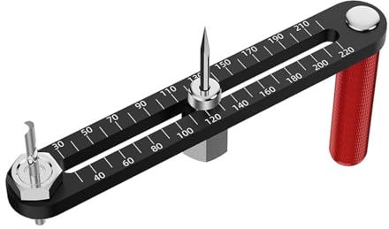 Cutter rond haute précision avec des gammes télescopiques de 50 mm à 210 mm pour diverses tâches de coupe