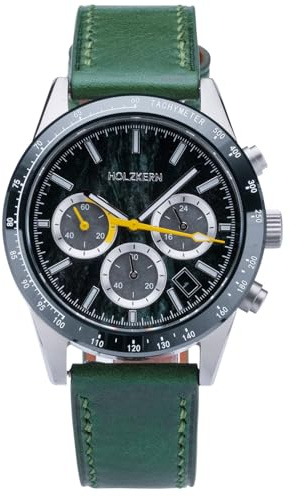 HOLZKERN Herrenarmbanduhr Titan Neverrest Katzenauge/Grün 9010631021832