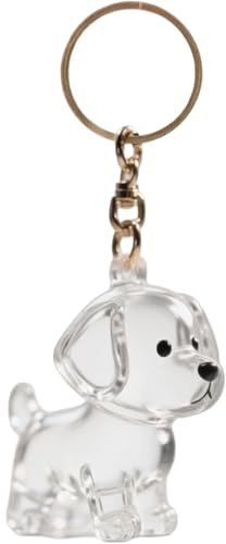 Schlüsselanhänger zum Sammeln von Hundehaaren, Malteser-Form, Gedenk- und Andenken an Hundehaare, Aufbewahrungsbox mit Anhängern für Tierliebhaber, Schlüsselanhänger zum Sammeln von Hundehaaren