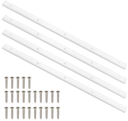 4 Pieces Crosscut Sled for Table Saw, Plastic Miter Bar Runner for Metalworking Bandsaws Woodworking, 16.93 inch