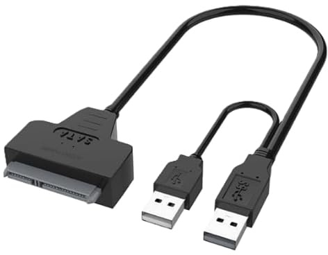 T-ProTek SATA auf USB Kabel Konverter Adapter für Festplatte WD Green SATA SSD 2,5