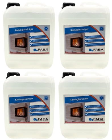 FABA Kaminglasreiniger Konzentrat 4 x 5 Liter in Kanister
