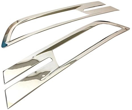 HIGH FLYING für Passat B8 Limousine/Variant 2015-2019 Chrom Nebelscheinwerfer Lampe Cover Trim Edelstahl 2 Stück