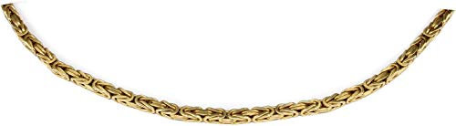 Königskette Kette Gold 585 3 mm 80 cm Gelbgold massiv Unisex