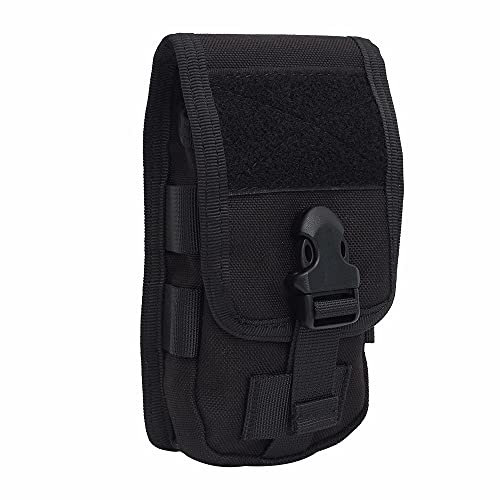 Gexgune Taktische doppelschichtige Handytasche Molle Handytasche Geld Werkzeuge Tasche Gürtel Militär Jagd Molle Gürteltasche Taillentasche