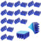 Dissipateur Thermique, CTRICALVER 20 pcs Radiateur en aluminium, Avec de la colle thermique Utilisé pour refroidir l'imprimante 3D (Bleu)