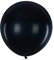 18 Zoll Großer Runder Luftballons Schwarzer Helium 12 Stücke Jumbo Dicke Latex Ballons Ø 45 cm für Hochzeit Valentinstag Geburtstag Taufe Kommunion Party Deko