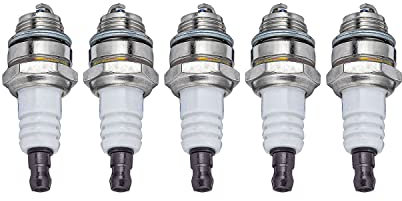 BOUDECH Set di 5 Candele per Motori a 2 Tempi - l8rtf/bm6a/l7t - compatibili con decespugliatori mototrivelle motoseghe e motozappe