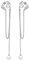 SLUYNZ 925 Sterling Silber No Piercing Manschette Ohrringe Kette für Frauen Teenagers Wrap Ohrringe Perle Quaste Clip On Ear (A-Silber)