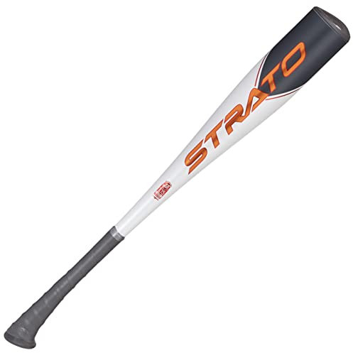 Axe Bat 2023 Strato Junior Big Barrel (-10, 2-3/4 Zoll) USSSA Baseballschläger, 1-teilig, Legierung, Schwarz/Grau/Orange (68,6 cm/482 g)