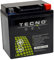 TECNO-GEL Motorrad Qualitäts Batterie für YB10L-A2 12V 11Ah für YAMAHA XC180, XV 125 u XV 250 Virago, VESPA GT 125, LXV 125 134x88x145 mm