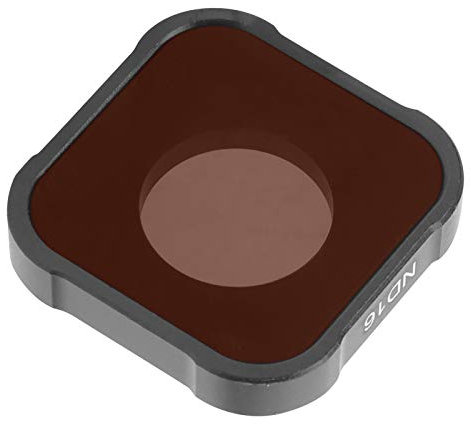 Action-Kamera ND-Filter, 7 und ND16 Optisches Glaslinsen-Zubehör für 9Junestar Austauschbare wasserdichte Neutraldichte-Action-Kamera mit Schutzhülle