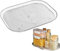 AUHOU Storage Rack,360 Degree Refrigerator Storage Rotating Tray