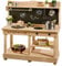 Sun Matschküche mit Tafel aus Holz - Outdoorküche für Kinder