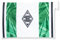Borussia Mönchengladbach Hiss-Fahne Home 24/25 | Offizieller Fanartikel Fohlenshop | Gladbach Vereinsfahne Maße 100 x 150 cm Flagge | Fussball Vereinsfahne