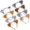 PAMINGONO 8er Set Tierohren Haarreifen Für Halloween üsch Katzenohren Tiger Zebra Kuh Giraffe Leopard Und Mehr Cosplay Party Zubehör Für Und Erwachsene