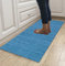 Küchenläufer rutschfest waschbar Modern Blau Design 120x150cm Ideal für Flur und Esszimmer Langer Teppich Meterware Perfekt für Küche Schlafzimmer und Wohnzimmer Schmutzfänger M