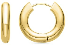 LUXENTER Saura-Ohrringe aus 18-karätigem Gelbgold