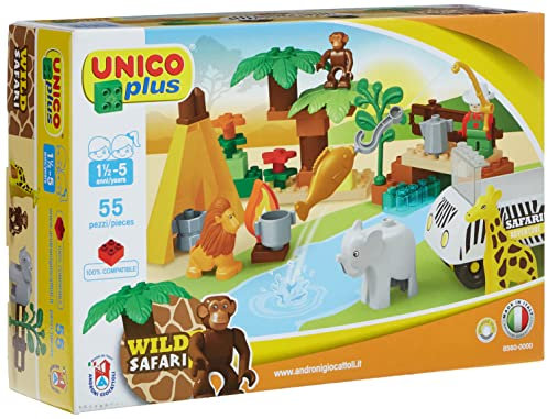 Unico - Unicoplus 8560-0000-Safari, 55 Stück, 8560-0000