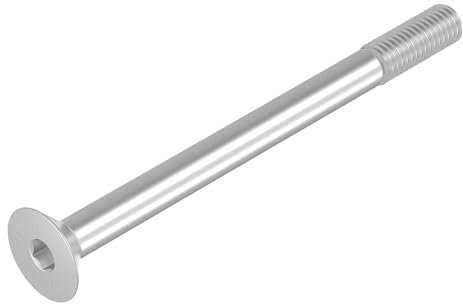 Tornillo avellanado SECCARO M8 x 100 mm, acero inoxidable V2A VA A2, DIN 7991 / ISO 10642, hexágono interior, 20 piezas