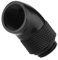 G1 / 4 Gewinde 45 Grad Biegewinkel Rotary Fitting Adapter für CPU Wasserkühlung Schwarz