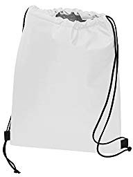 Gymbag mit isolierendem Innenfutter / Sportbeutel / Turnbeutel / Farbe: weiß