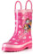 Nickelodeon Kids Girls' Paw Patrol Character Printed Waterproof Easy-On Rubber Rain Boots (Toddler/Little Kids)