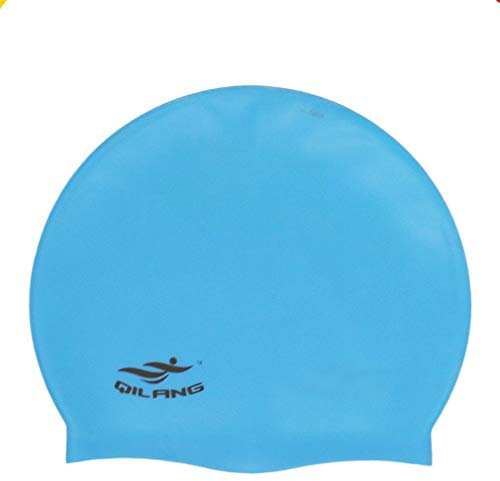 Bonnet de bain élastique en silicone pour garder les cheveux propres et secs - Pour homme et femme