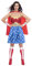 amscan 9906146 Ladies Warner Bros Wonder Woman Fancy Dress Superhero Costume (UK Dress 8-10)