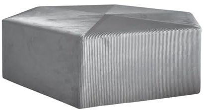 HOME DECO FACTORY Cotele Giulia Sitzsack, 75cm x 75cm x 30cm, Dunkelgrau