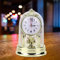 wosume Stille Tischuhr, Uhr, antike Uhr Home Ornament Retro Uhr im europäischen Stil für Arbeitszimmer Wohnzimmer Schlafzimmer(Golden)