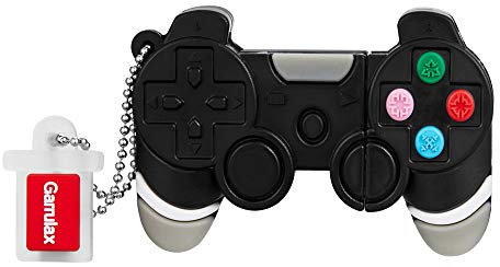 Garrulax USB-Flash-Laufwerke, 64 GB, hochwertiges wasserdichtes Silikon, Hochgeschwindigkeits-USB-2.0-Datenspeicherstick, Flash-Stift, Pendrive (64 GB, Gamepad)