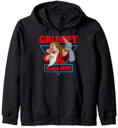 Disney Snow White Grumpy Since 1937 Triangle Sweat à Capuche