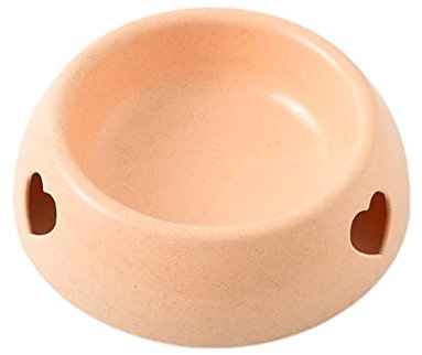 Gamelle en plastique anti-fuite pour chien - Facile à nettoyer - Orange - Taille S