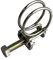 Boltza Doppeldraht-Schlauchschellen, Edelstahl, 21–25 mm, Teichrohrschraube, dicht, Koi-Fisch-Fitting, Filterpumpenklemme, Silber, 10 Stück