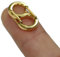 2+1 Pieces Lobster Clasp Double Opening Lobster Clasp Lock Necklace Connector Bracelet Extender Clasps for DIY Jewelry Repair Kit Bracelet Necklace Jewelry Closing (0.75inch, Gold)