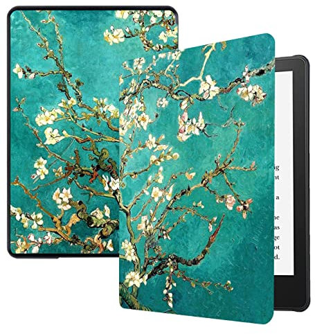 WOOPTOR Paper White 6.8 Hülle, WOOPTOR Hülle für den brandneuen Paper White eReader 6.8 11. Generation, 2021 Release, ultraleichte, schlanke PU-Lederhülle mit automatischer Wake/Sleep-Funktion, Aprico