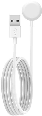 Cargador iWatch, compatible con Apple Watch, apto para cable de carga iWatch, cable de carga inalámbrico, compatible con iWatch series Se,7, 6, 5, 4, 3, 2, 1