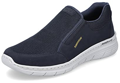 Rieker Herren Slipper 13155-14 blau Gr. 41