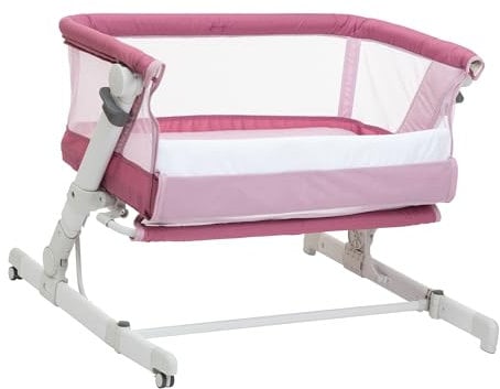 Chicco, Next2Me Pop Up Beistellbett, Höhenverstellbar, Neigbar, Kompatibel mit verschiedenen Betten, Einfach zu Montieren und Transportieren, Inkl. Reisetasche, 6 Monate - 9 kg, Orchidee