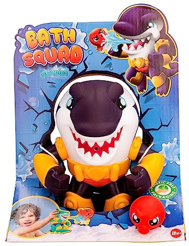 BLOOPIES BATH SQUAD Willy - Collectible Bath and Water Toy Un balenottero che spruzza potenti getti d'acqua dalla bocca!-Regalo ottimo per Bambine e Bambini dai 2 Anni