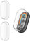 HOMTERN Paquete de 3 fundas protectoras compatibles con XIAOMI Band 8, TPU suave, ligera, a prueba de caídas, a prueba de arañazos, pantalla flexible, cubierta completa, paquete de 3 unidades
